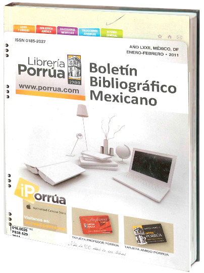 Portada de Boletín bibliográfico mexicano